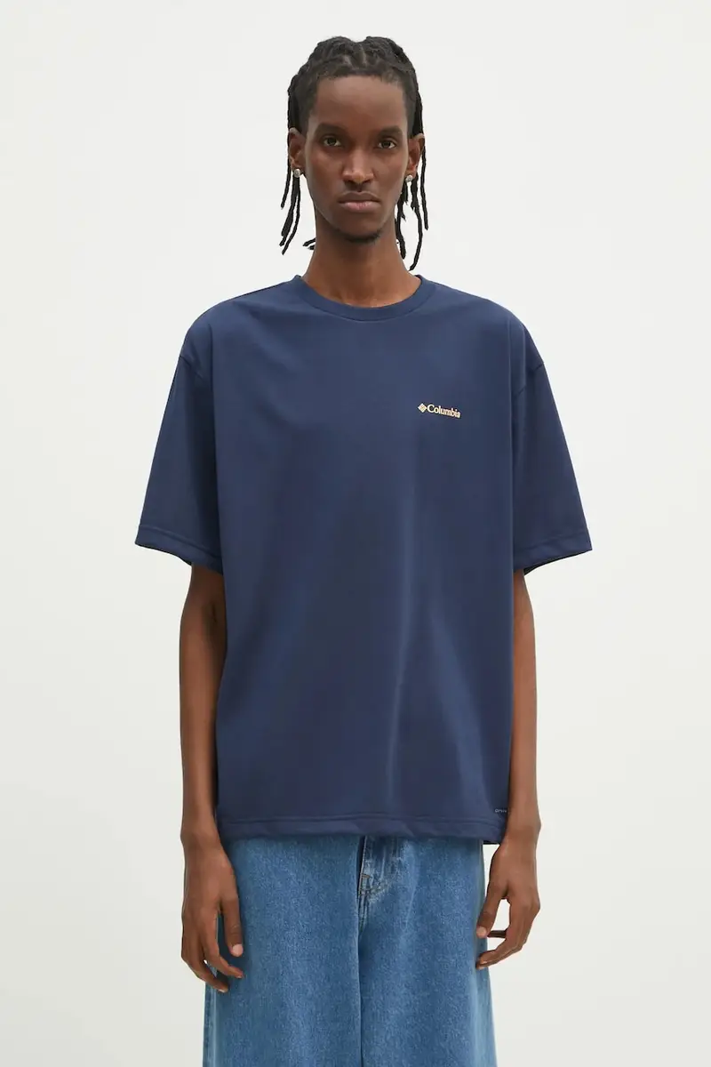 maglietta da sport Cedar Trail uomo colore blu navy 2120381