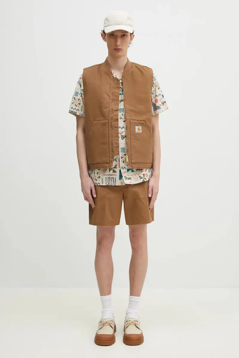 pantaloncini da esterno Landroamer colore verde 2120621 Arancione miniatura 5