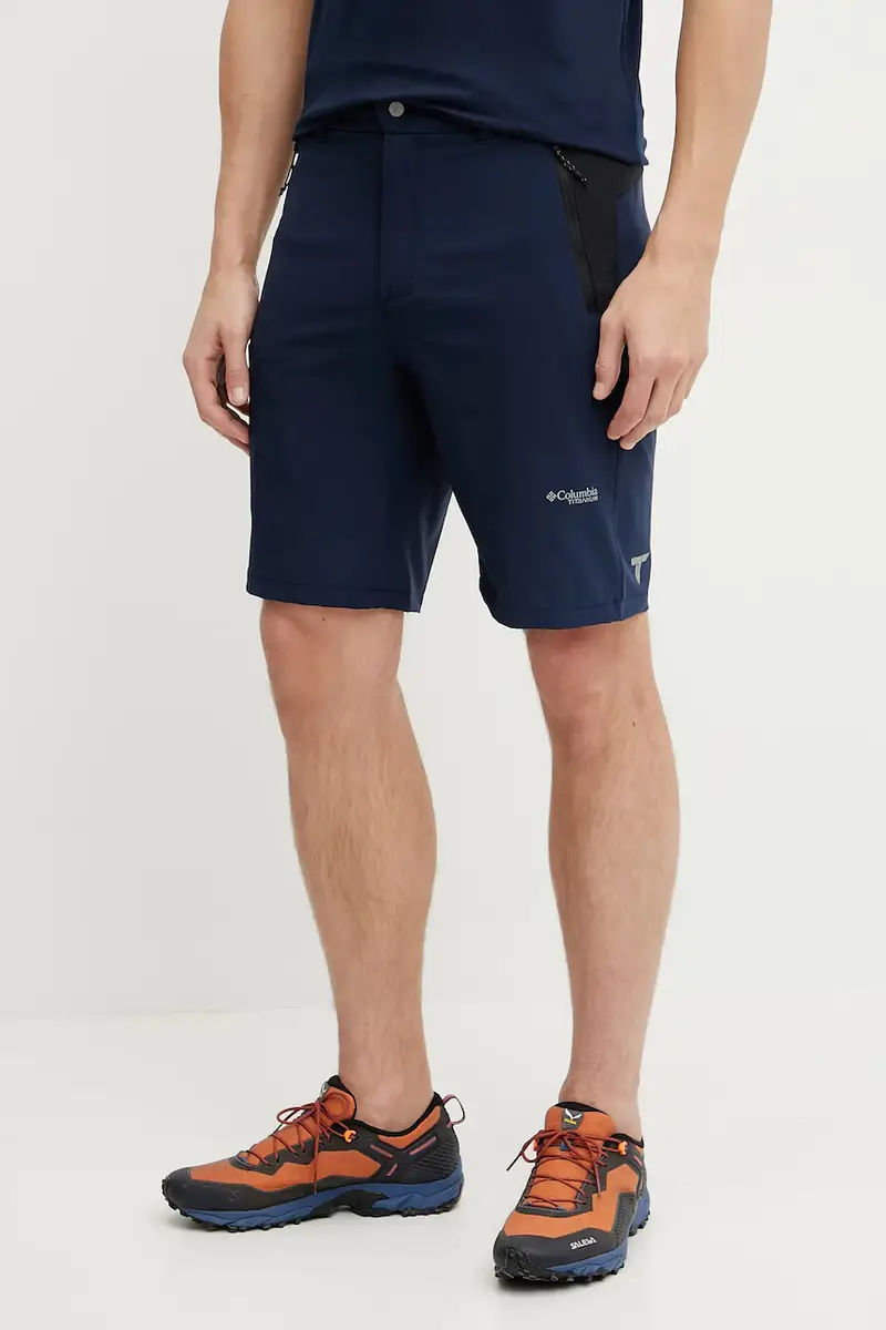 pantaloncini da esterno Triple Canyon Short II colore nero 2071973 Blu navy
