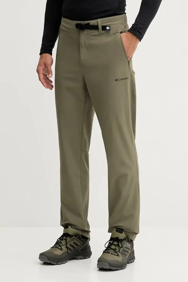 pantaloni da esterno Essential Hike uomo colore verde 2136921