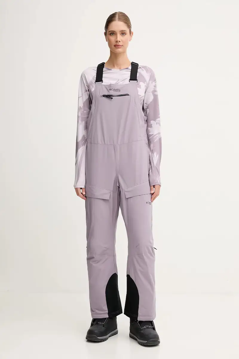 pantaloni per sport invernali Highland Summit colore violetto 2085781