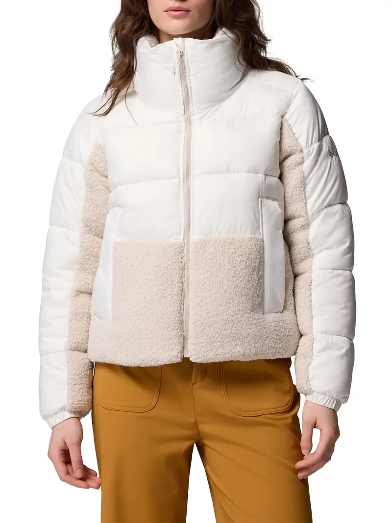 piumino columbia da donna - avorio