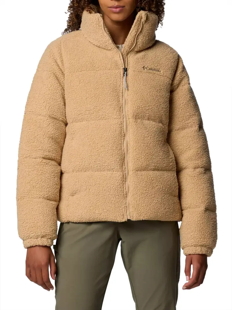 piumino columbia da donna - beige