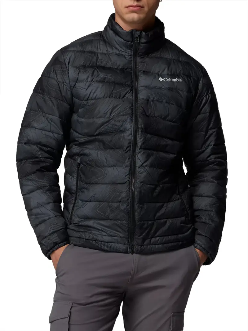 piumino columbia da uomo - nero
