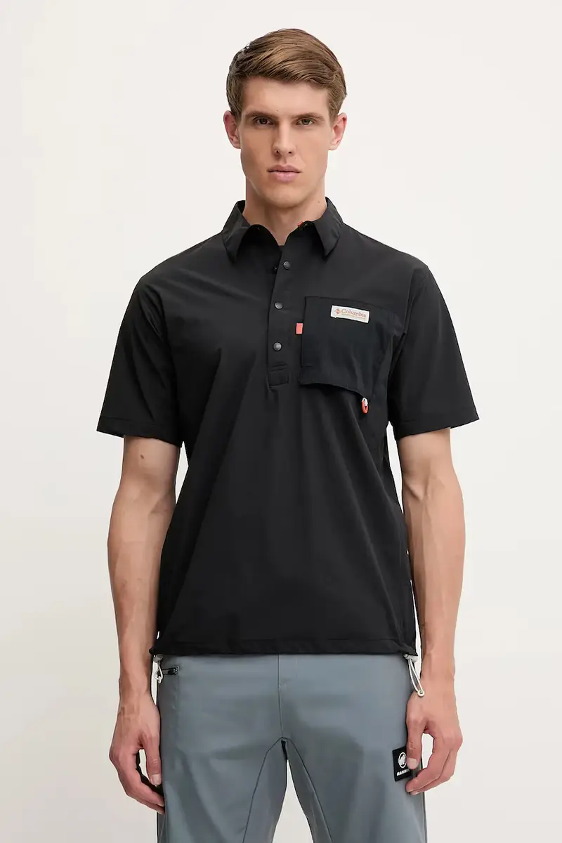 Columbia Polo Uomo Nero 3337698