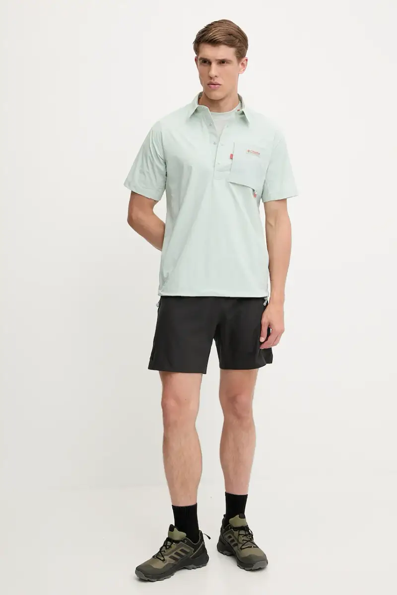 Columbia Polo Uomo Turchese 3349061 miniatura 2