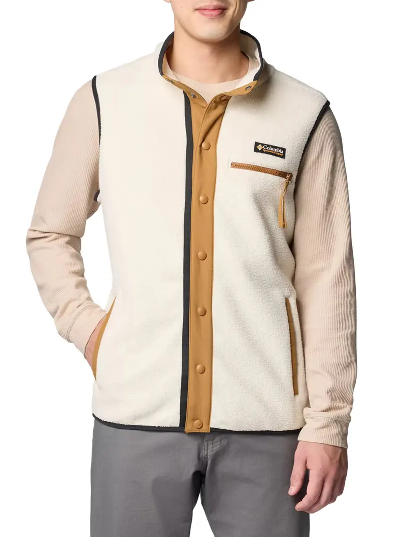 smanicato columbia da uomo - bianco