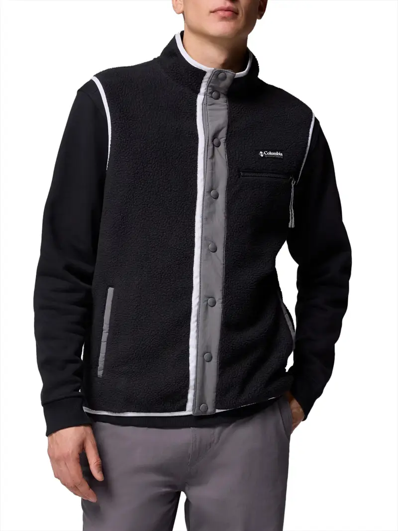 smanicato columbia da uomo - nero