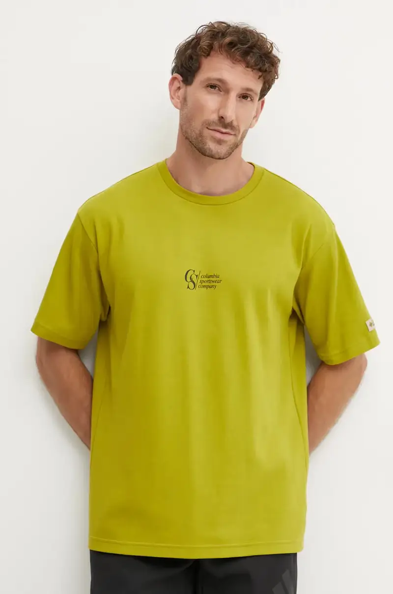 Columbia T-shirt Uomo Verde 3349264