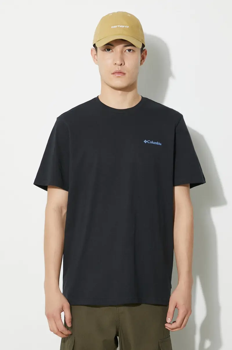 t-shirt in cotone Explorers Canyon colore nero 2036451