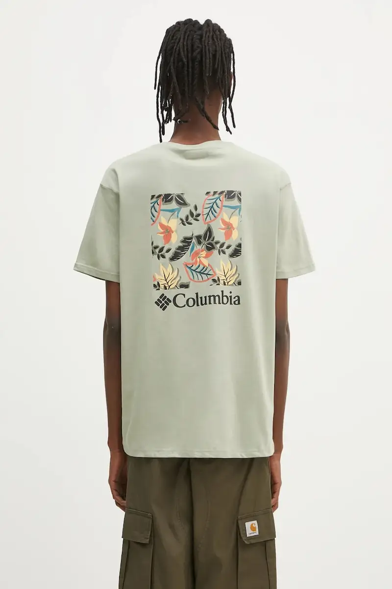 Columbia T-shirt Uomo Verde 2260144