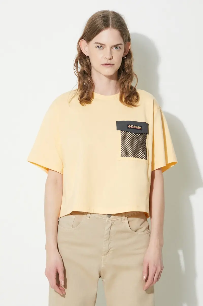 Columbia T-shirt Donna Giallo 2248141