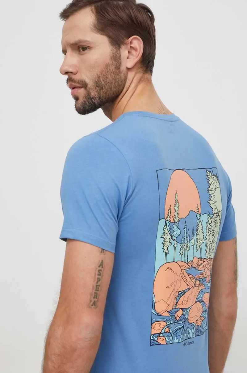 Columbia T-shirt Uomo Blu 2246392