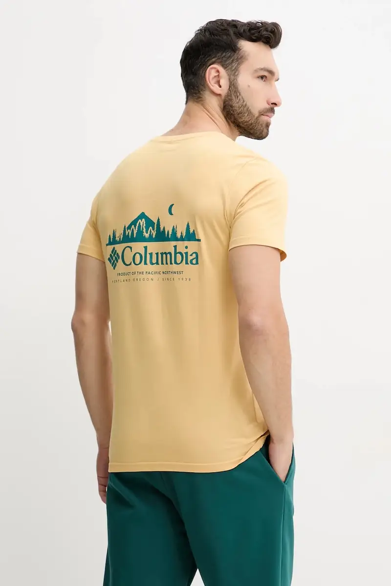 Columbia T-shirt Uomo Giallo 2248282