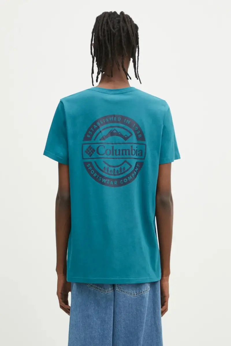 Columbia T-shirt Uomo Turchese 2259877