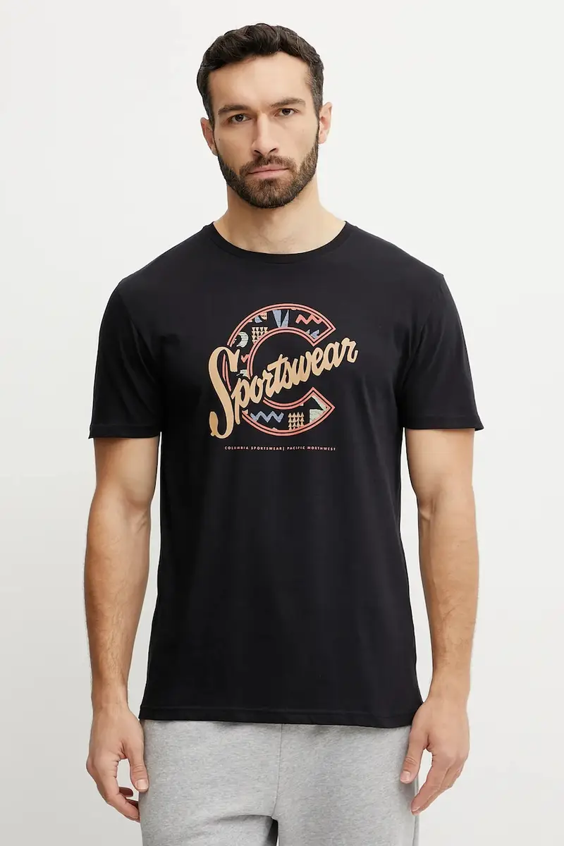 Columbia T-shirt Uomo Nero 2252070
