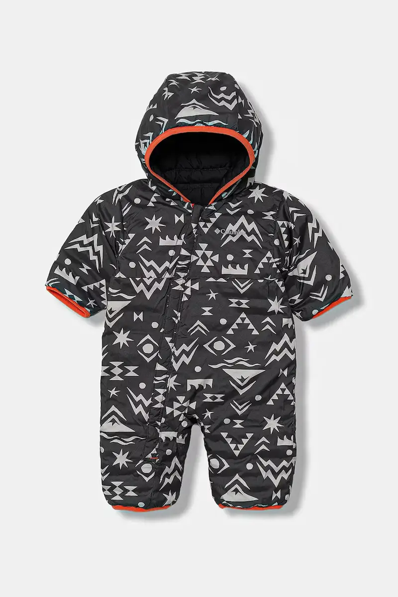 tuta neonato Powder Lite Reversible Bunting Arancione miniatura 2