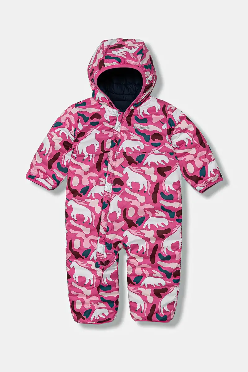 tuta neonato Powder Lite Reversible Bunting Rosa miniatura 2