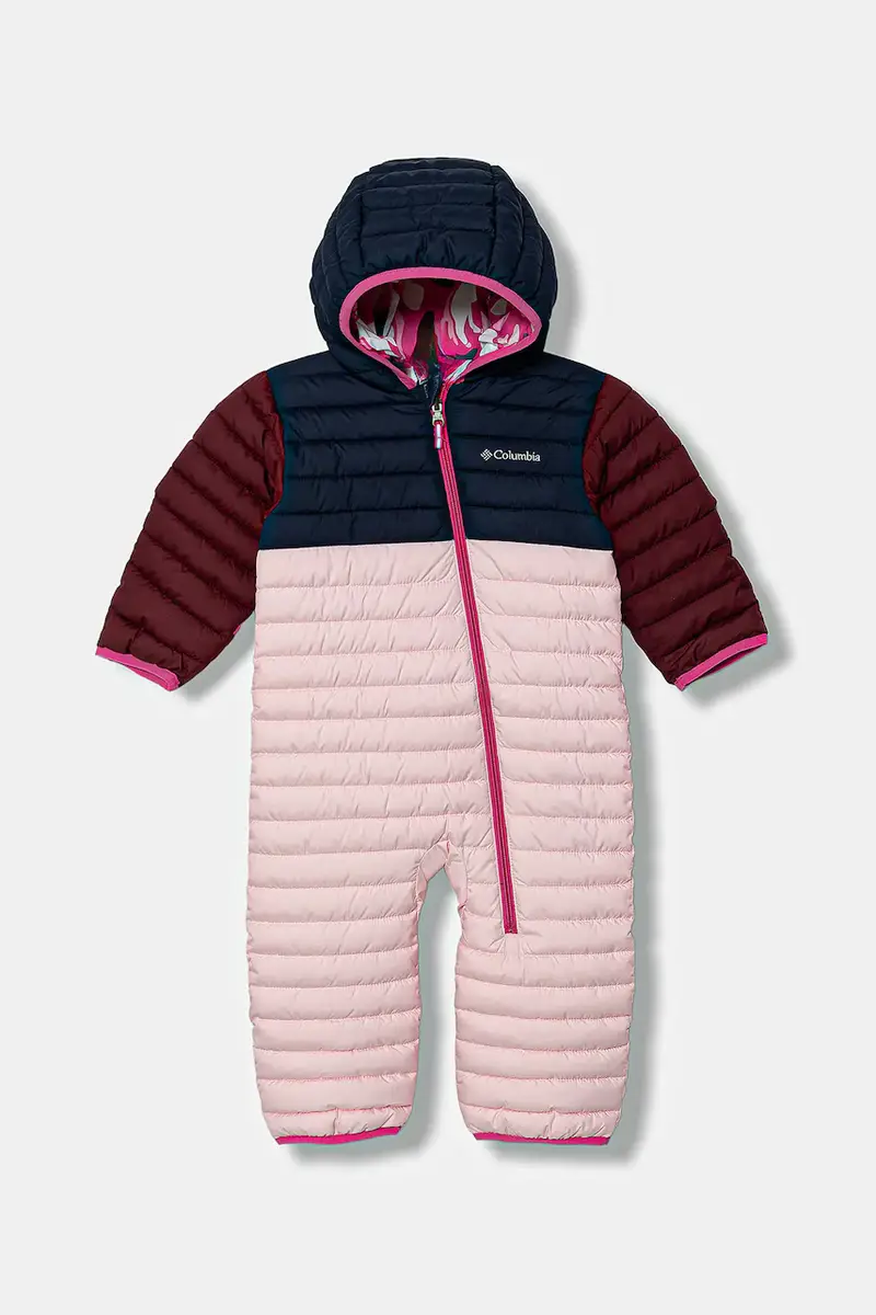 tuta neonato Powder Lite Reversible Bunting Rosa