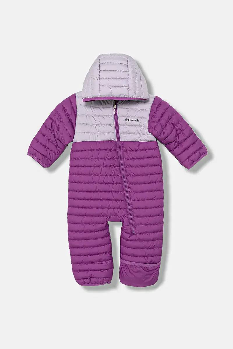 tuta neonato Powder Lite Reversible Bunting Violetto miniatura 2