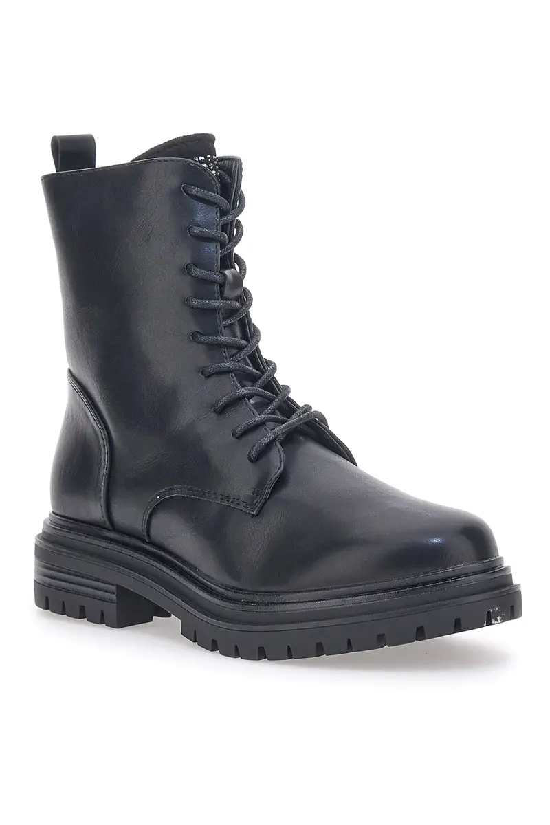 Combat Boots Neri Cafè Cost 200130A miniatura 2