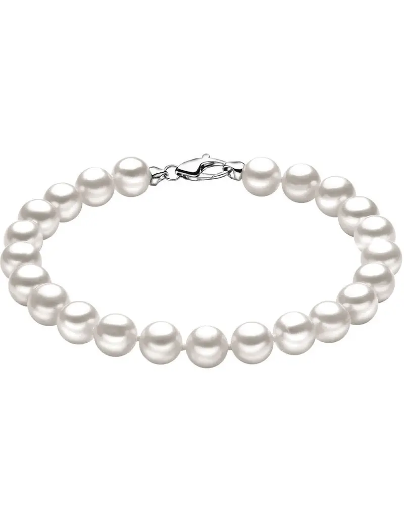 Bracciale COMETE GIOIELLI di perle e oro bianco 18kt BRQ109
