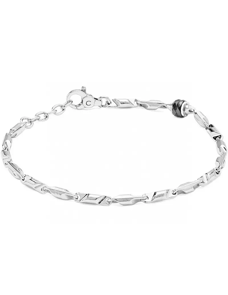 Bracciale COMETE GIOIELLI Uomo Royal in argento e zirconi UBR1001