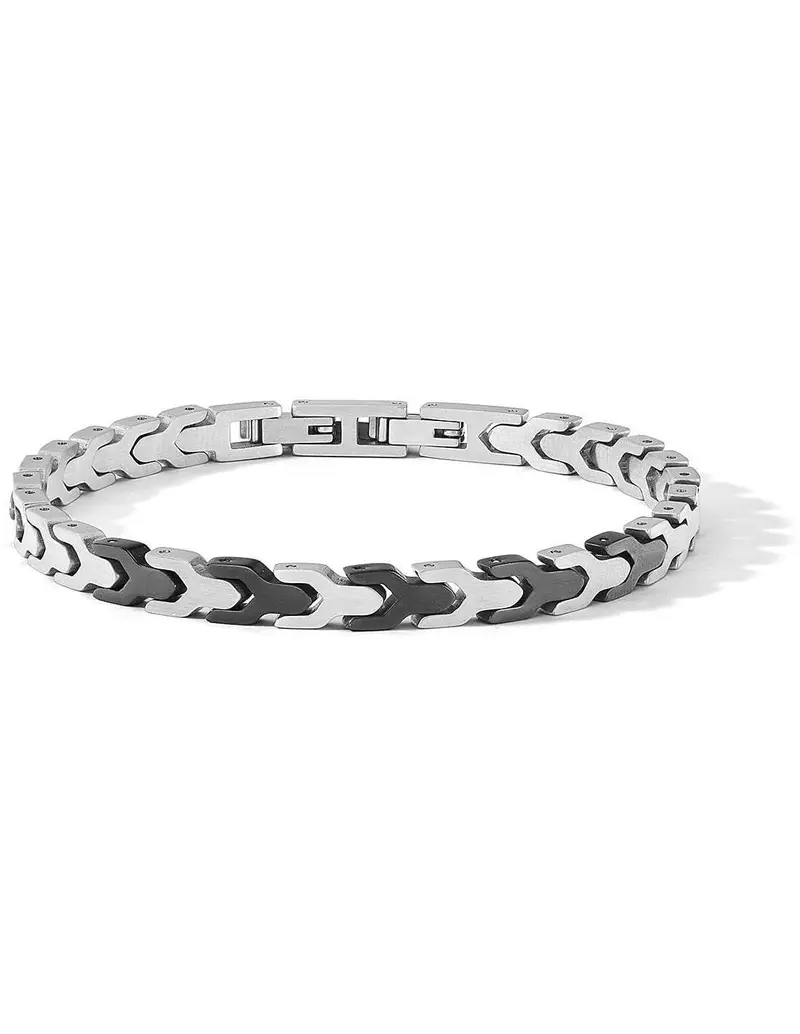 Bracciale COMETE GIOIELLI Uomo UBR 1240 in acciaio con pvd nero