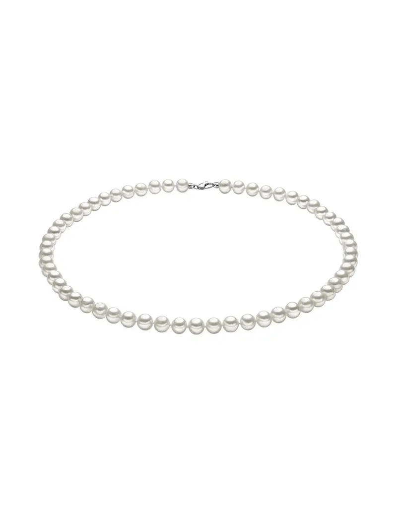 Collana COMETE GIOIELLI di perle ed oro bianco FWQ105