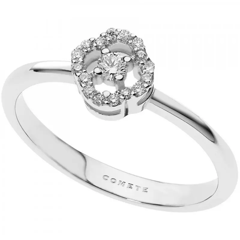 Anello Donna Gioielli Comete Flora - Oro 750 - Diamanti