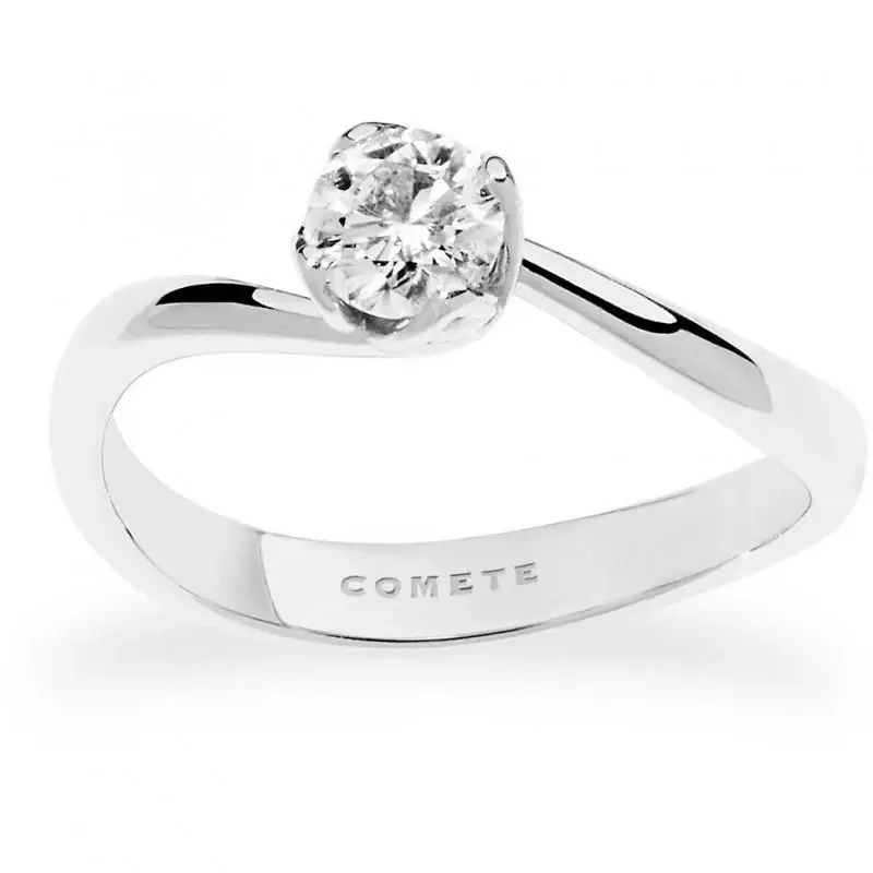 Anello Donna Gioielli Comete Petali - Oro Bianco - Comete