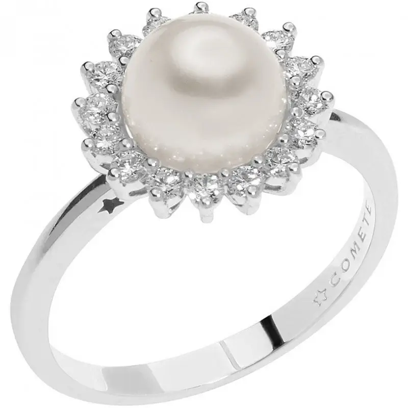 Anello Donna Gioielli Comete Regina - Oro Bianco