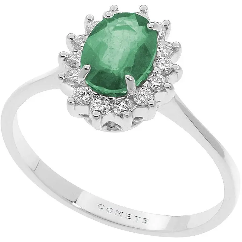 Anello Donna Gioielli Comete Regina - Oro Bianco