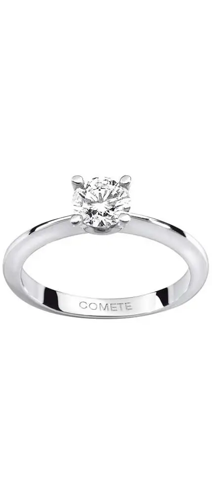 Anello In Oro 18 Kt Con Diamante - Comete Gioielli