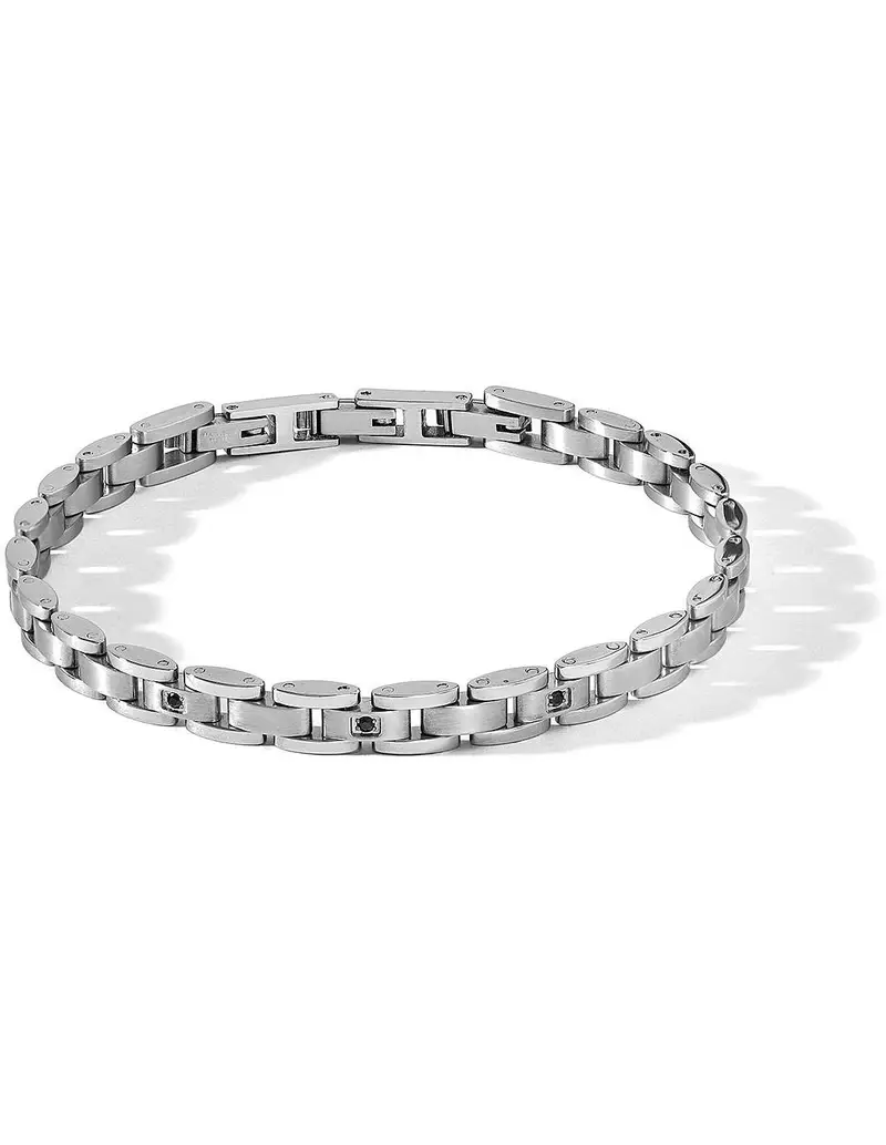 Bracciale COMETE GIOIELLI Uomo UBR 1094 in acciaio lucido e satinato