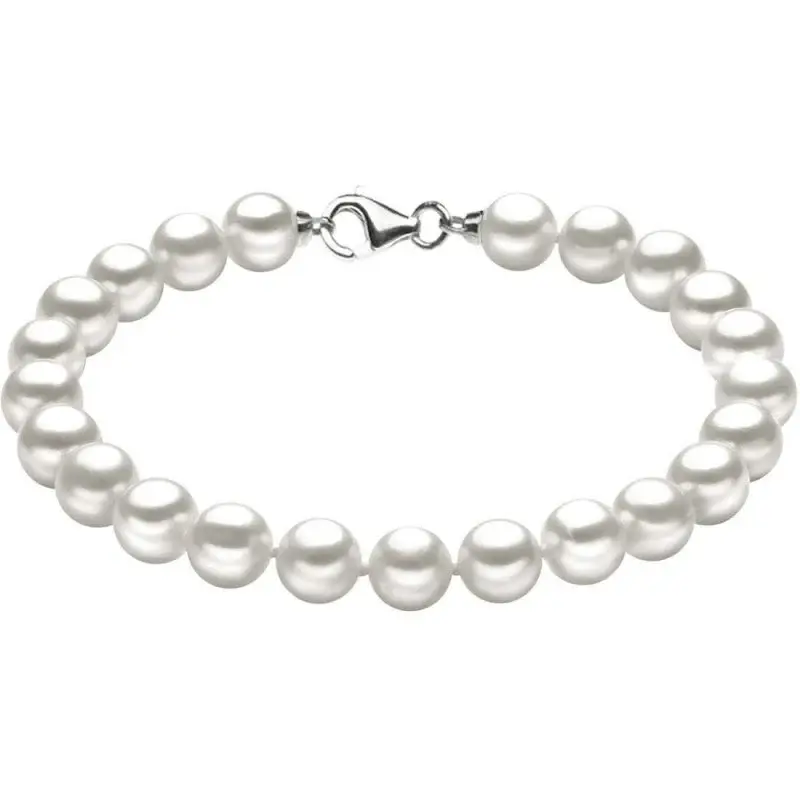 Bracciale Donna Gioielli Perle Argento - Comete