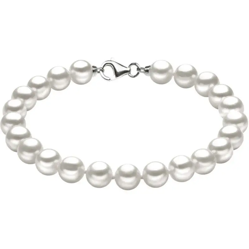Bracciale Donna Perle Argento - Comete Gioielli