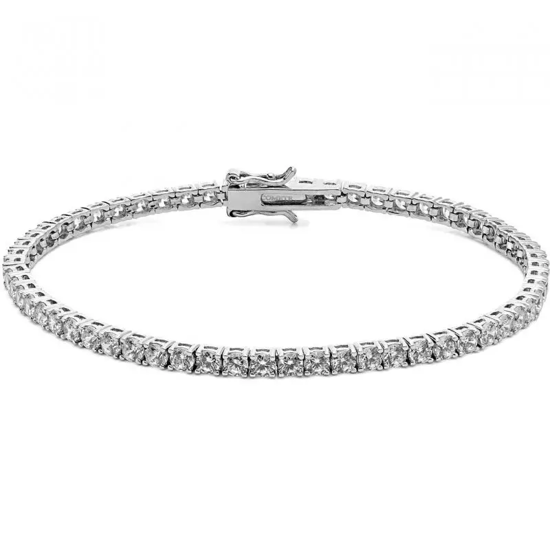 Bracciale Tennis Uomo Argento 925 Gioiello Comete