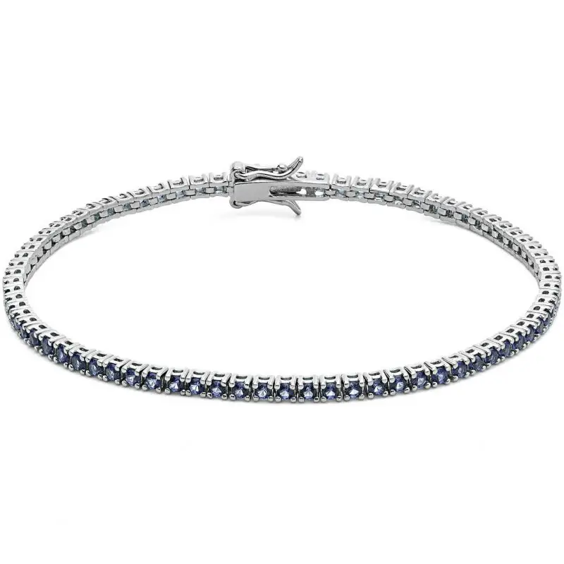 Bracciale Tennis Uomo Argento 925 Gioiello Comete