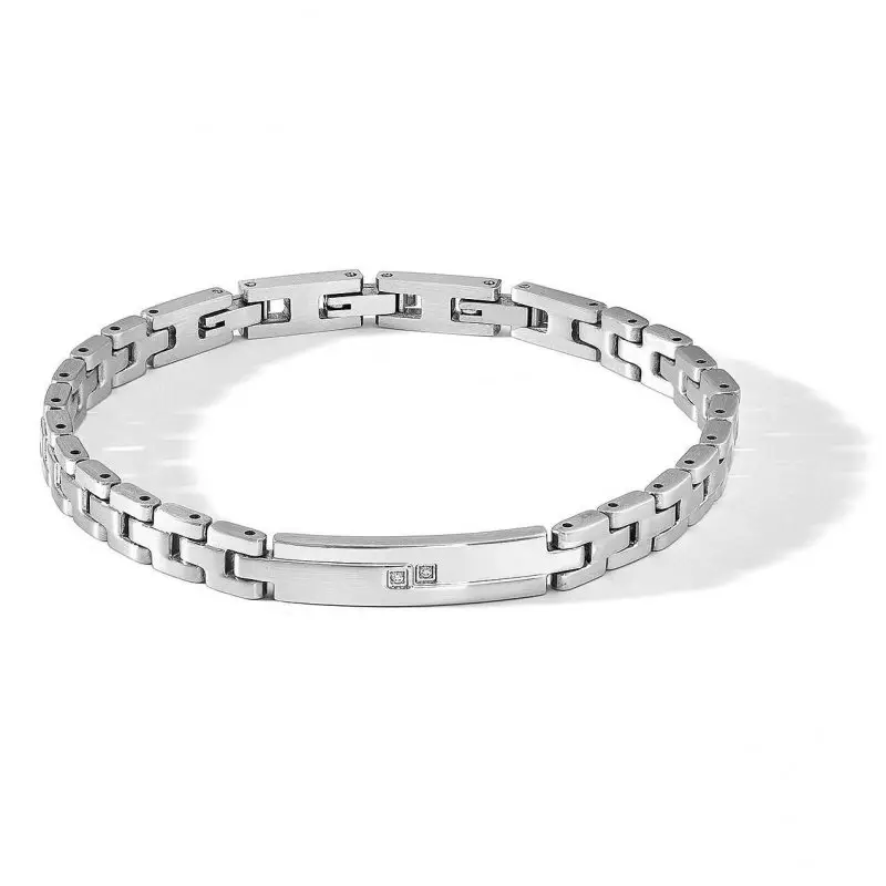Bracciale Uomo Gioielli Comete Module - Acciaio
