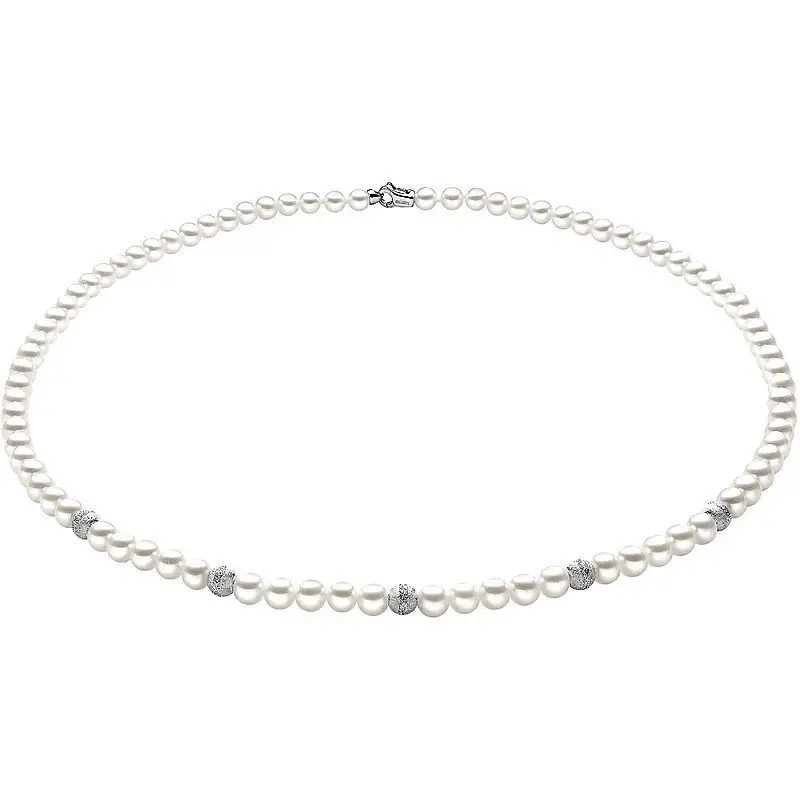 Collana Donna - Filo Perle Oro 18 Kt - Comete Gioielli