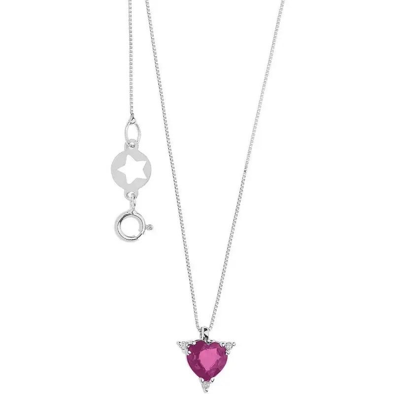 Collana Donna Gioielli Comete Stelle Gemelle Oro Bianco