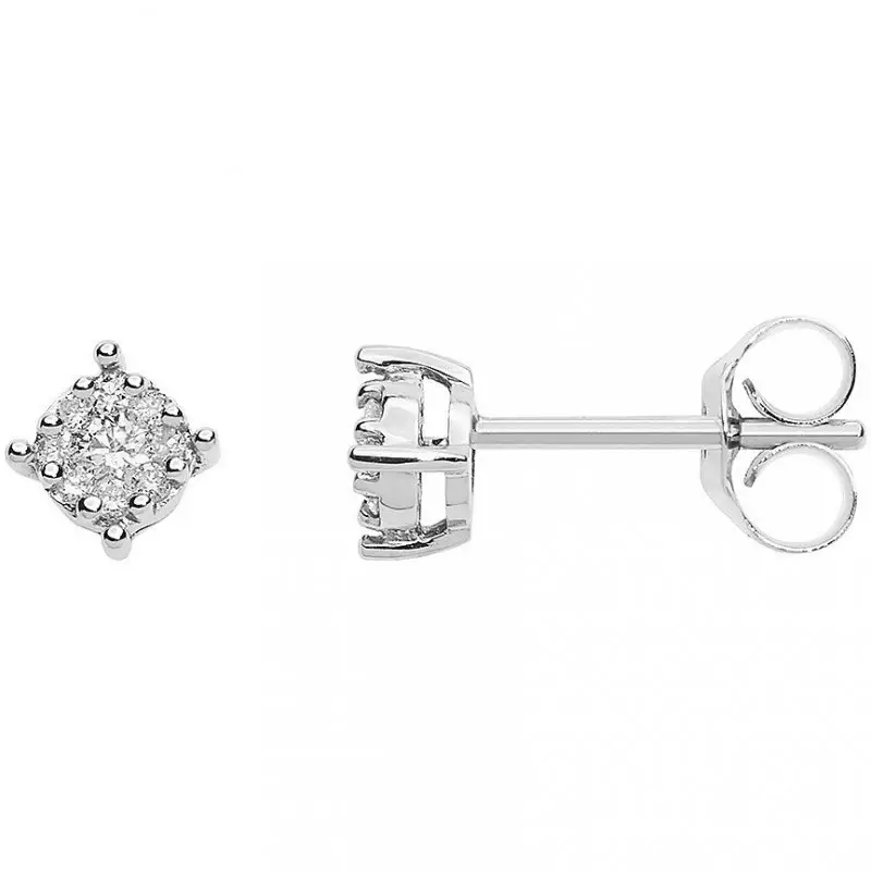 Orecchini Donna Gioielli Comete Rose Di Diamanti