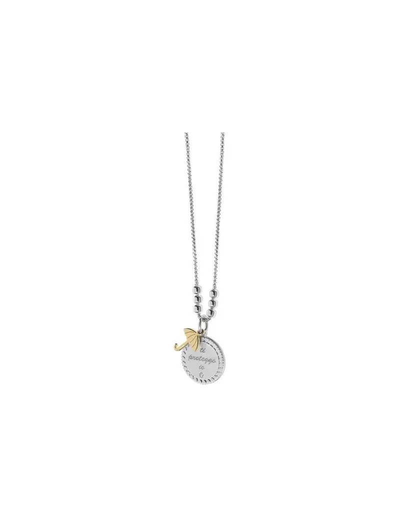 SALDI Collana COMETE GIOIELLI LOVE TAG in argento 925 e Zircone - GLA146