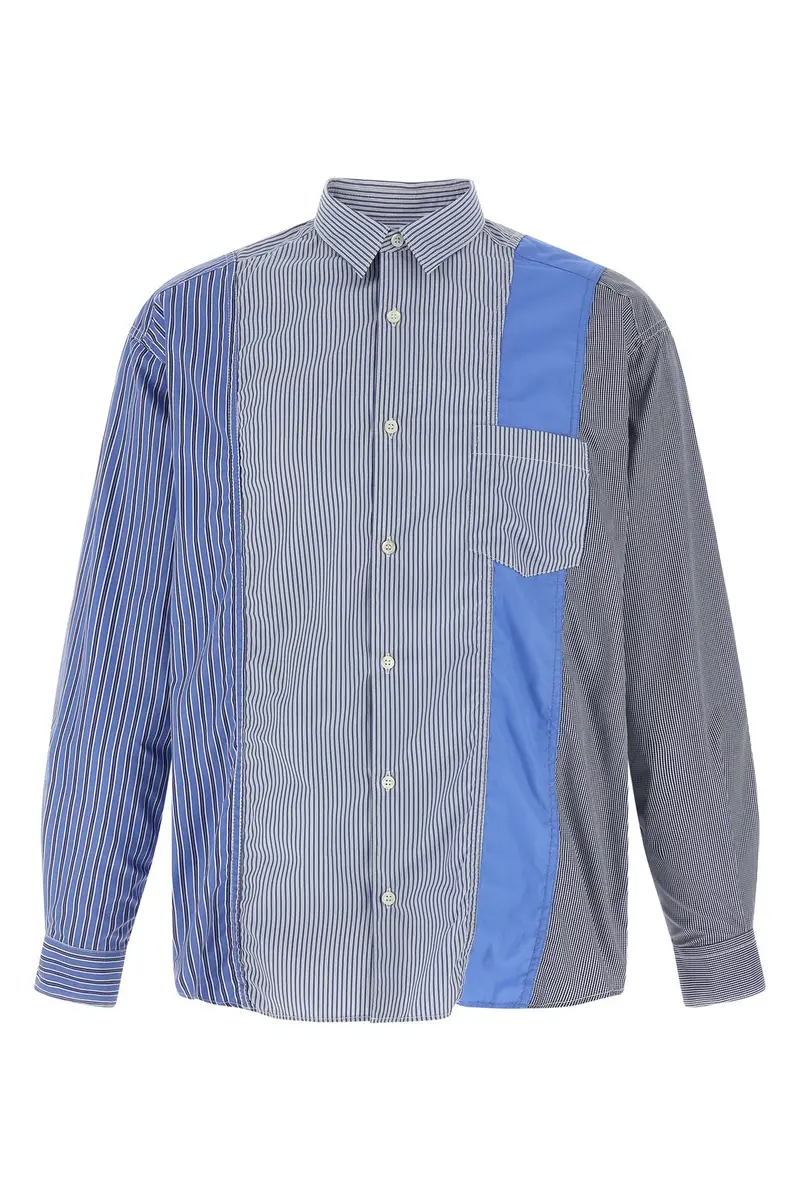 Camicia Patchwork Blu