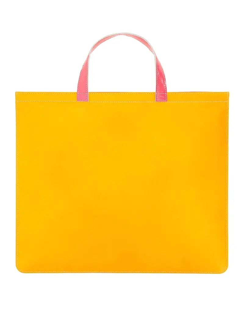 Borsa Tote in Pelle Super Fluo Multicolore
