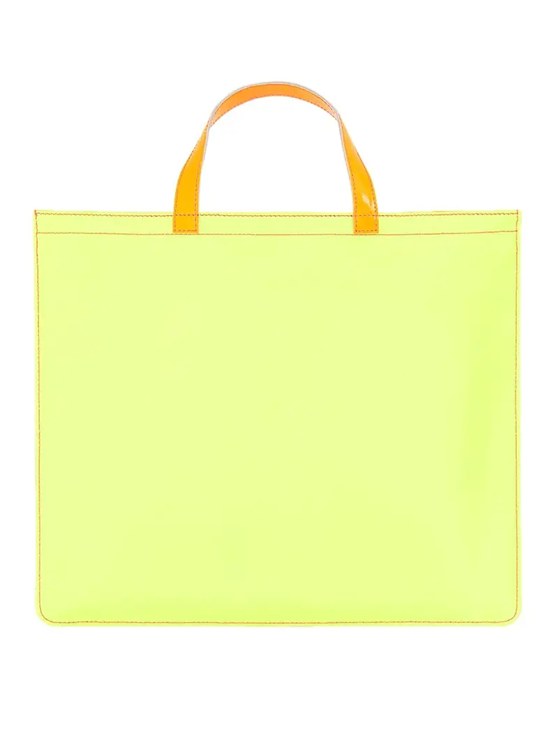 Borsa Tote in Pelle Super Fluo Multicolore