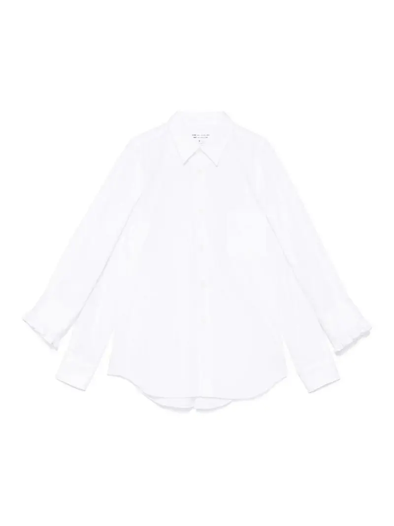 Camicia di cotone Bianco