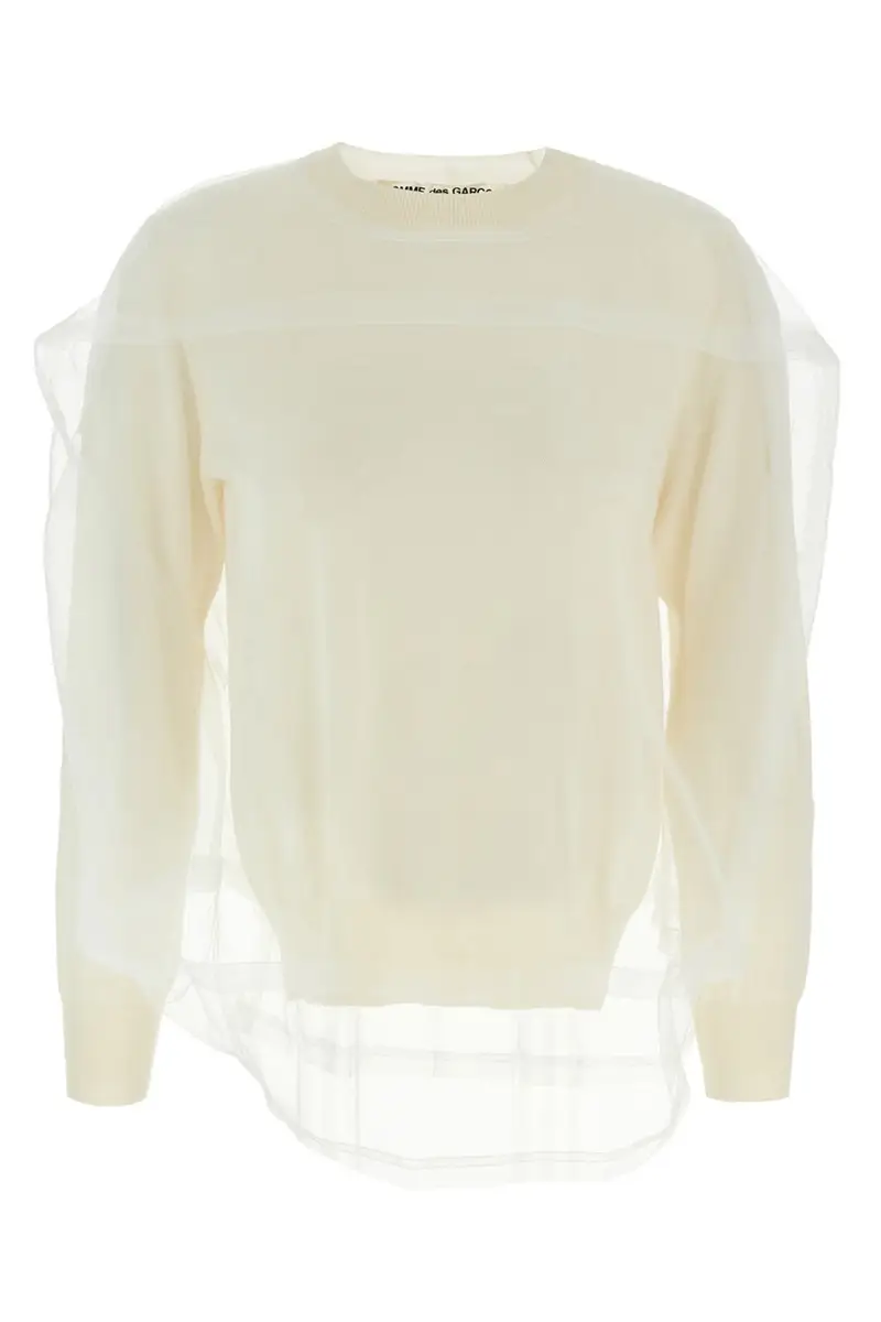 Maglia Tulle Bianco