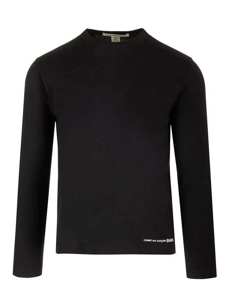 Maglione di cotone nero